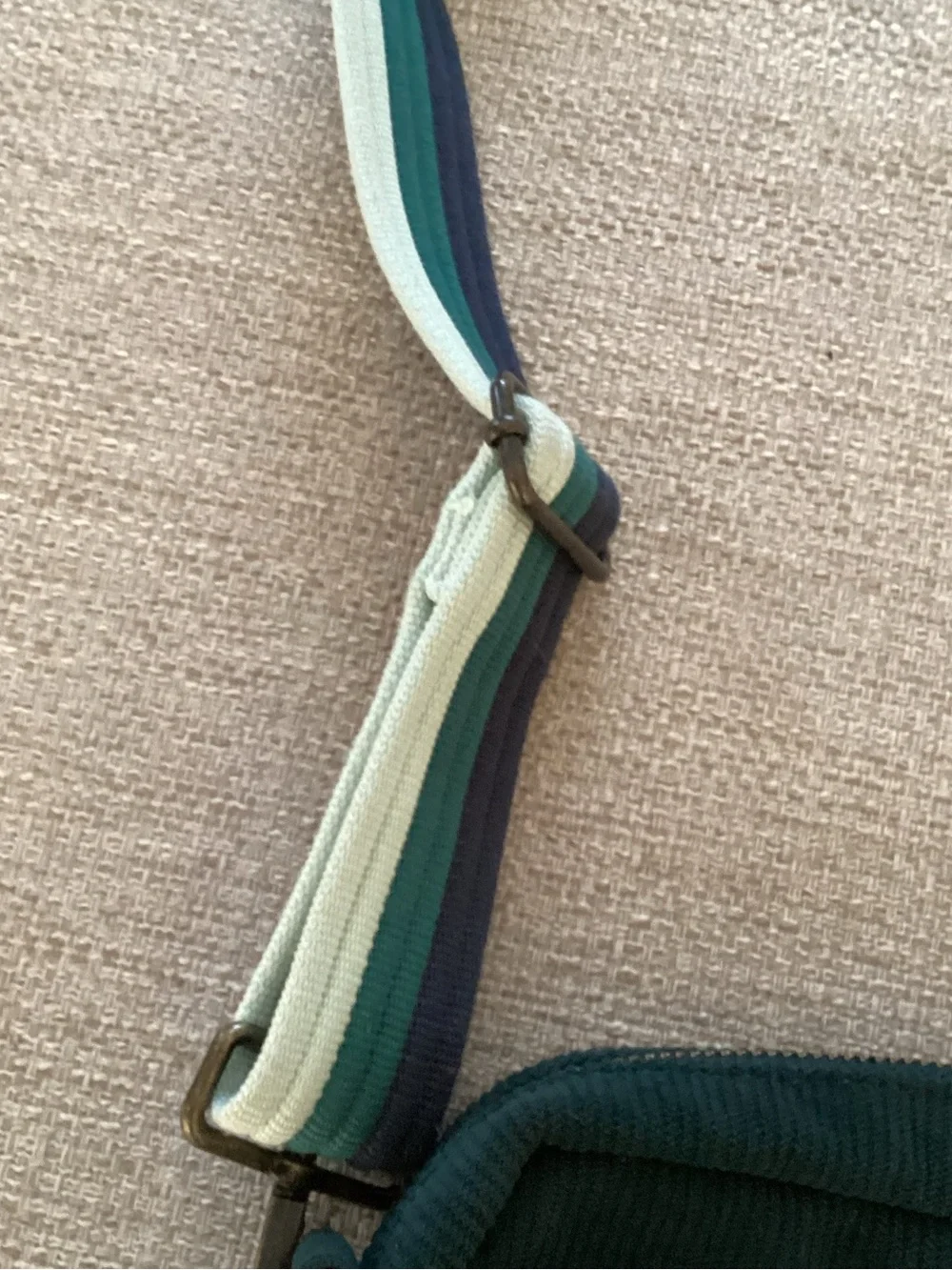 Marine Layer Corduroy Fanny Pack Crossbody Colorblock Strap